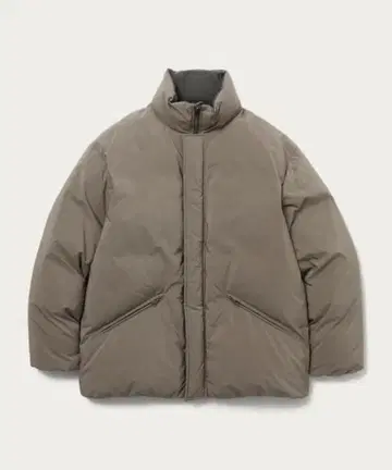 P/N 타스란 레이즈드넥 스탠드 카라 다운 자켓