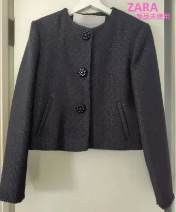 ZARA 자라 자켓 졸업식 꽃 버튼 미사용 새상품