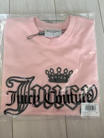 미사용 새상품 Juicy Couture 핑크 T셔츠 M