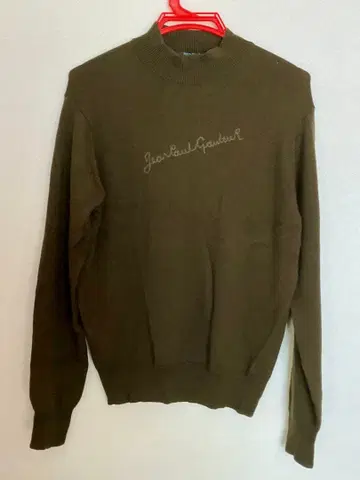 Jean Paul Gaultier 올리브 그린 니트