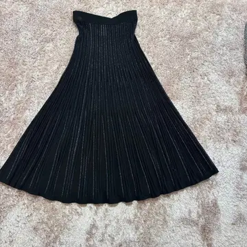 Loungedress 라운지 드레스 라메 믹스 롱 니트 스커트