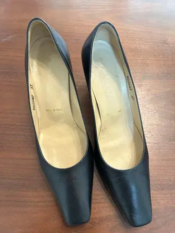 브루노말리 블랙 펌프스, 하이힐 37