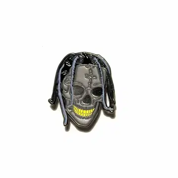 travis scott 스컬 핀 배지