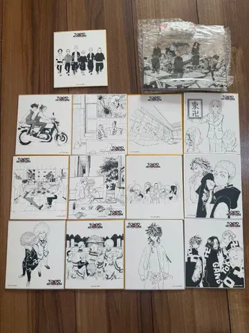 도쿄 리벤저스 색지 묶음 판매 + 아크릴 스탠드