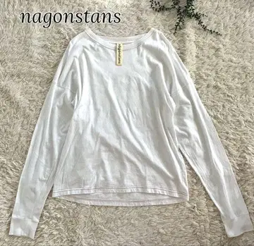 nagonstans 나고스탄스 스티치 긴팔 티셔츠 드롭 숄더