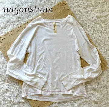 nagonstans 나고스탄스 스티치 긴팔 티셔츠 드롭 숄더
