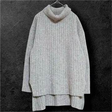 [ 새상품급 ] 스나이델 폭스 양모 터틀넥 스웨터 오버 사이즈