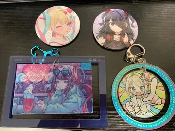 니디가 초텐짱 아메짱 아크릴 키링 & 캔 배지