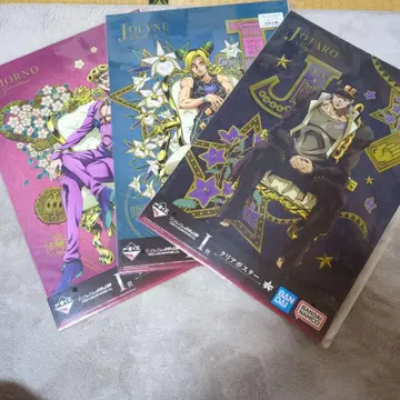 제일복권 죠죠 월드 I상 클리어 포스터 3종