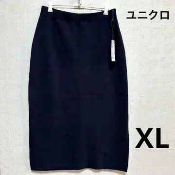 새상품! 유니클로 스무스 코튼 블렌드 스커트 빅 사이즈 XL