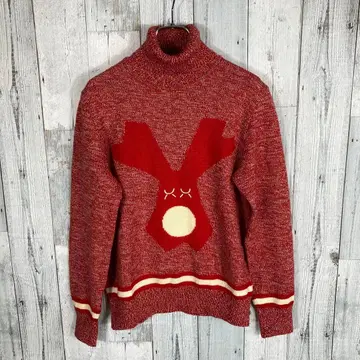 미에코 우에사코 스포츠 루돌프 터틀 스웨터 XL 골프