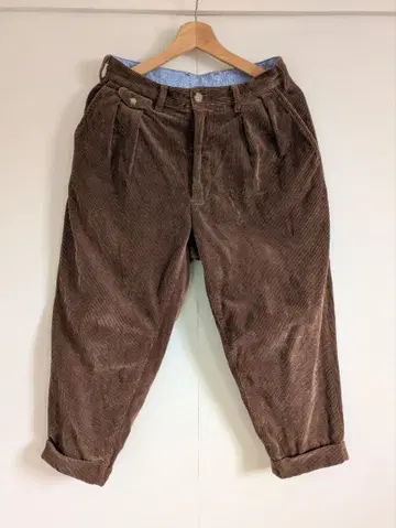 빔즈 플러스 BEAMS PLUS 2 플리츠 코듀로이 트라우저