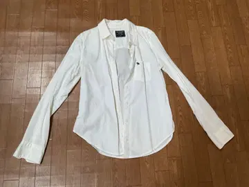 Abercrombie & Fitch 화이트 긴팔 셔츠 XS