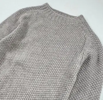 할리 오브 스코틀랜드 로 게이지 니트 / 베이지 그레이