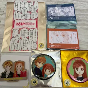 리본 카페 코하나 미호 코도모노 오모챠 아크릴 스티커 캔뱃지 하야마