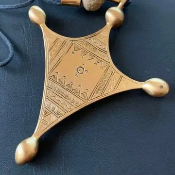 빈티지 투아레그족 목걸이 모로코 아프리카 민족 펜던트