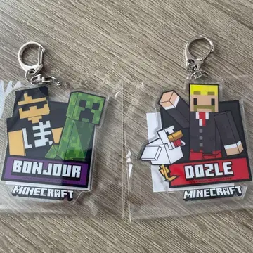 Minecraft [도즈루사] 아크릴 키링 세트 도즈루, 본주루