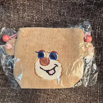 새상품 페일러 FEILER 클로즈업 테디걸 귀 달린 복조리 파우치