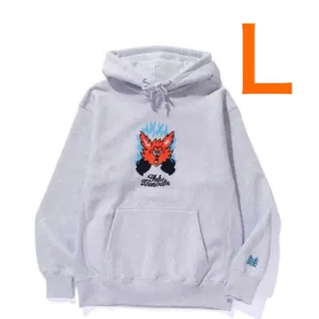 L 새상품 VERDY x YUKI TSUNODA 그레이 후디 카쿠타 유키