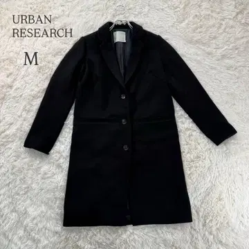 어반 리서치 소니 라벨 체스터 코트 M 블랙 슬림 고급