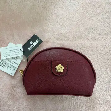 MARY QUANT 버건디 파우치