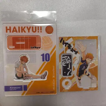 하이큐 아크릴 스탠드 2개 히나타 쇼요 애니메이션 굿즈 아크릴 스탠드