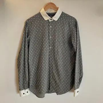 SAGE DE CRET 체크&홀 도트 셔츠