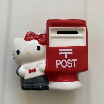 헬로키티 저금통 엽서 2012년 레트로