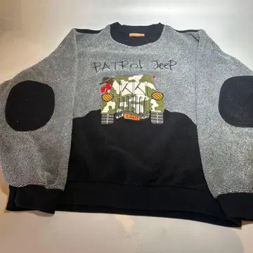 CASTELBAJAC 까스텔바작 엘르 엘보 패치 맨투맨