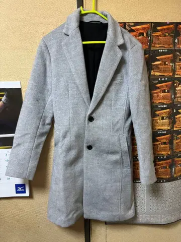 Black by VANQUISH 새상품급 그레이 체스터 코트