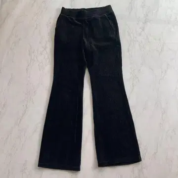 UNIQLO 코듀로이 플레어 팬츠 S 블랙