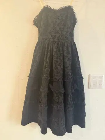 블랙 레이스 맥시 원피스 고딕 DARK in LOVE 지뢰계