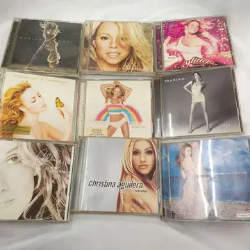 머라이어 캐리 가희 C 이온 브리트니 CD DVD 묶음 10 장