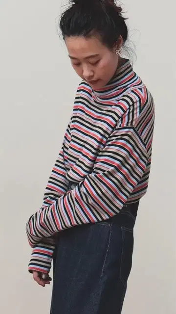 새상품급, 빔즈 보이, 멀티 보더, 터틀 티셔츠