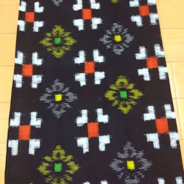 목화 쿠루메가스리 화문 기모노