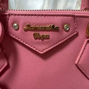 사만사 베가 핑크 핸드백