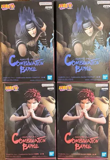 NARUTO 피규어 4체 세트 가아라 사스케