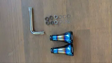 고메쿠사스 핸들 노브 T20 티타늄 블랙 시마노 다이와 2개 세트