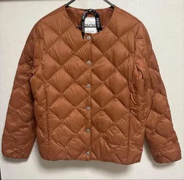 TAION CITY LINE 브라운 다운 자켓