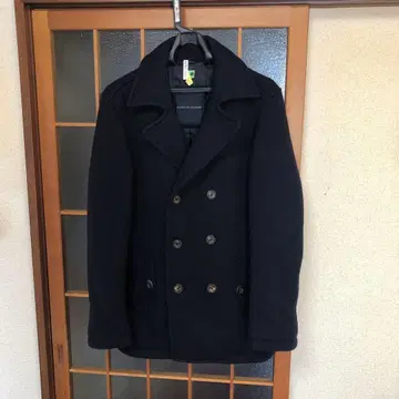 TOMMY HILFIGER 네이비 피 코트 XL 사이즈