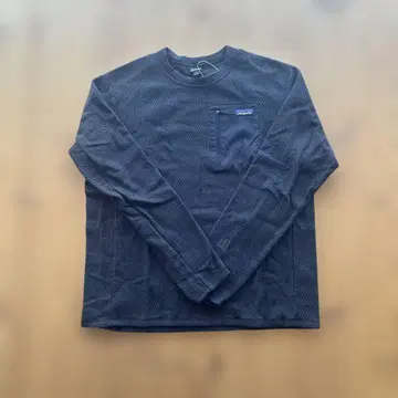 파타고니아 남성용 R1 에어 크루 블랙 L