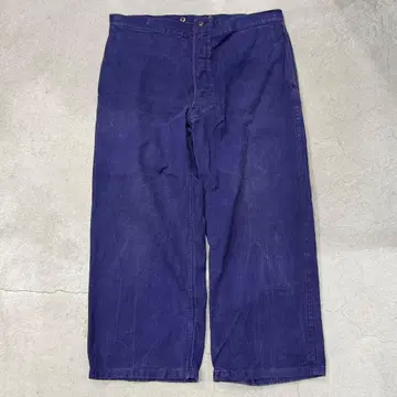 50s~ 빈티지 유로 워크 팬츠 헤링본 트윌