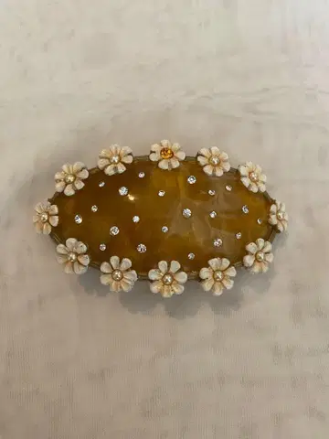 [ weekends ] 레트로 머리핀 1980년대 귀여운 마가렛