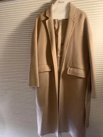 Blenheim 베이지 롱 코트 XS