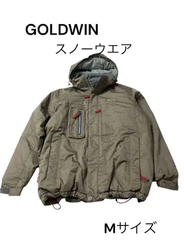 e614 GOLDWIN 스노우 의류 M 사이즈 올리브 그린
