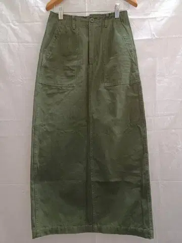 Alma Design 알마디자인 하이웨스트 베이커 스커트 그린 S