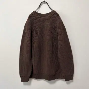 BATONER 바토너 시그니처 크루넥 니트