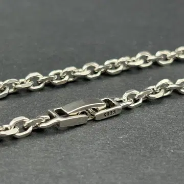 실버 925 심플 체인 빈티지 은 여성용