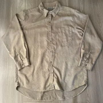 CHICO'S DESIGN 베이지 긴팔 셔츠 사이즈 2