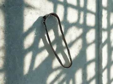 실버 스네이크 체인 목걸이